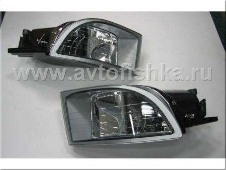 Toyota Land Cruiser Prado 120 (02-) фары противотуманные прозрачные, комплект 2 шт.