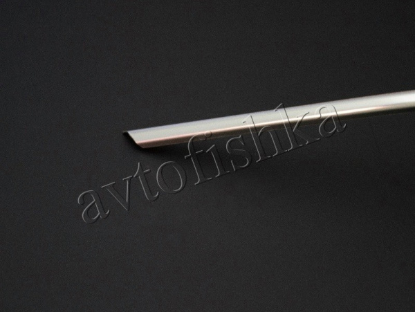 Volkswagen Tiguan (17–) Накладкa на передний бампер, нерж.