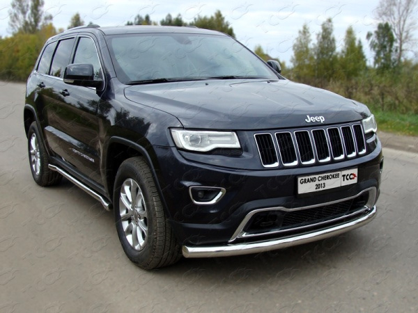 Jeep Grand Cherokee (13–) Защита передняя нижняя 76,1 мм