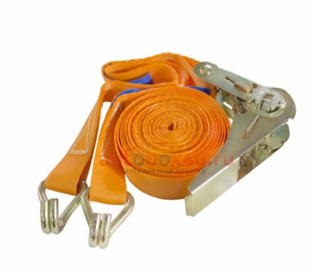 Комплект стяжных ремней с храповым механизмом и крюками