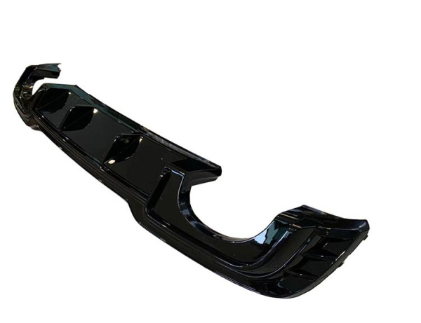 Черный задний диффузор RS3 для Audi A3 S-line 2017-2020