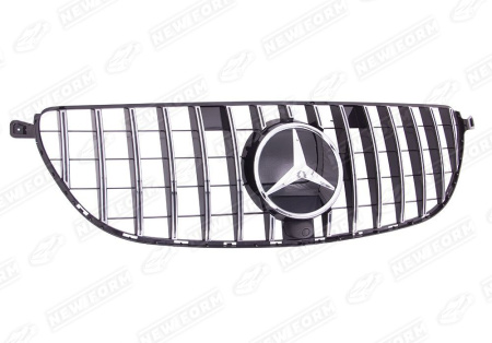 Mercedes-Benz GLE-Klasse W166 2015 - 2018 Решетка радиатора Panamerica хром на бампер 6.3 AMG