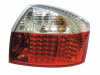 Audi A4 (01-05) фонари задние светодиодные красно-хромированные, комплект 2 шт.