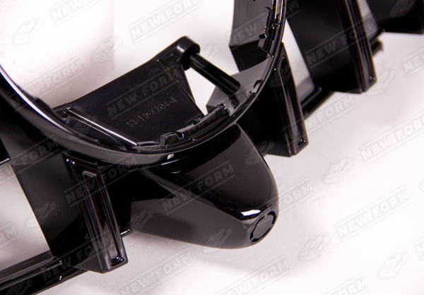 Mercedes-Benz GLK-Klasse X204 рестайлинг 2012 - 2015 Решетка радиатора AMG GT черная под камеру