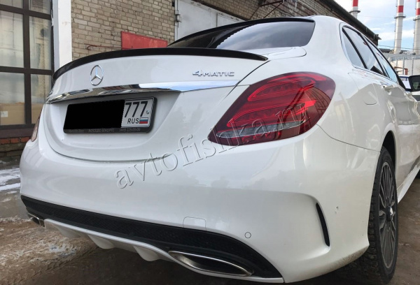 Mercedes C-Class W205 (14-) спойлер C63 AMG STYLE на крышку багажника