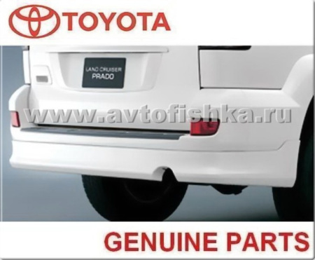 Toyota Land Cruiser Prado 120 (02-) спойлер заднего бампера.