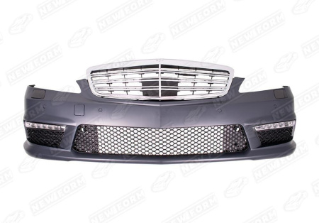 Mercedes-Benz S-Klasse W221 2005 - 2009 Бампер передний 6.3 AMG с решеткой радиатора