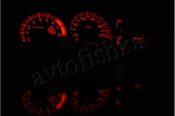 Mitsubishi Lancer 8 светодиодные шкалы (циферблаты) на панель приборов