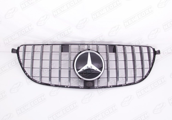 Mercedes-Benz GLE-Klasse W166 2015 - 2018 Решетка радиатора Panamerica хром на бампер 6.3 AMG