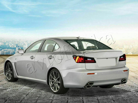 Lexus IS250, IS350 (05-13) фонари задние дымчатые, светодиодные