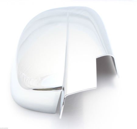 Chevrolet Tahoe, Avalanche, GMC Yukon, Sierra, Cadillac Escalade (07-) корпуса боковых зеркал хромированные, со светодиодными повторителями поворотов, OE дизайн, комплект 2 шт.