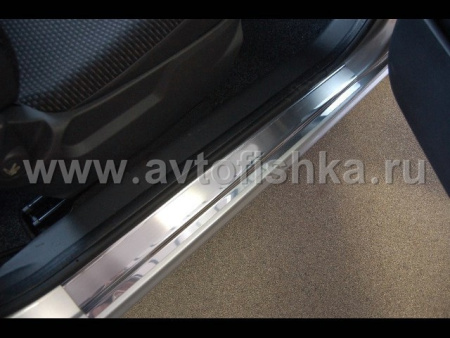 Mercedes W164 ML (05-) накладки на пороги передних и задних дверных проемов, нержавеющая сталь