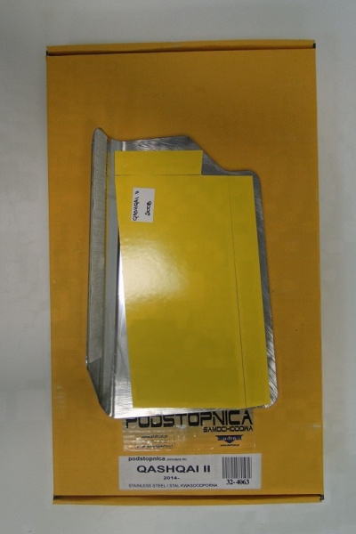 Накладка под левую ногу, нерж.сталь Alu-Frost 32-4063 для NISSAN Qashqai II