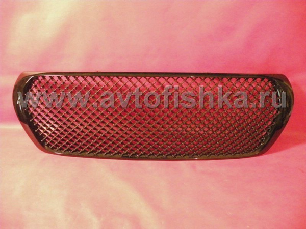 Toyota Land Cruiser 200 (07-11) решетка радиатора черная пластиковая, дизайн "Bentley".