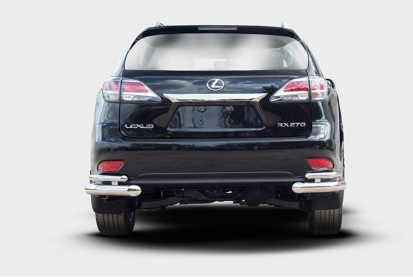 Lexus RX (12–) Защита задняя уголки 76/42 мм двойные