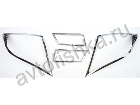 Honda Civic седан (2012-) хромированные накладки на задние фонари