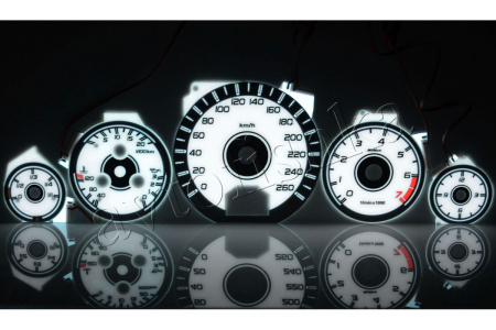 Mercedes W140 S светодиодные шкалы (циферблаты) на панель приборов