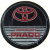 Чехол запасного колеса из экокожи с эмблемой Toyota Land Cruiser Prado classic, радиусы 14; 15; 16; 17;