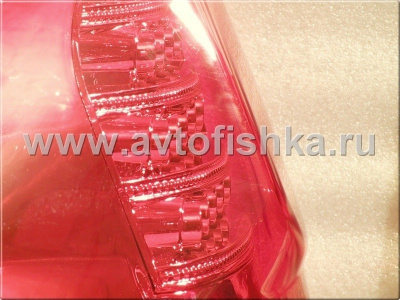 Toyota Land Cruiser Prado 120 (02-) фонари задние светодиодные красно-белые, комплект 2 шт.