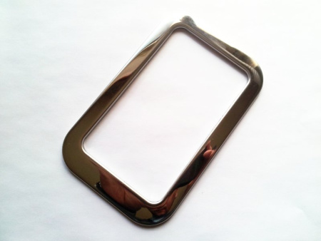 Mercedes W210, W140 декоративная накладка селектора выбора передач коробки автомат (АКПП), хромированная.