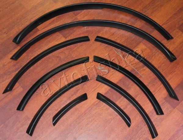 Audi Q7 (4L) (05-14) узкие расширители арок в стиле S-Line (комплект, 10 частей)