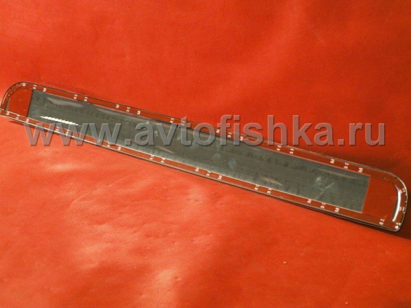 Nissan Qashqai (2007-11.2012) накладка задней двери - ручка хромированная из нержавеющей стали, с надписью "Qashqai".