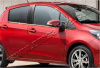 Toyota Yaris (11–) Нижние молдинги стекол, нерж., 4 части