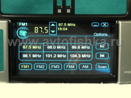Toyota Prado 150 автомагнитола с GPS навигацией, штатное головное устройство с HD экраном 7 дюймов