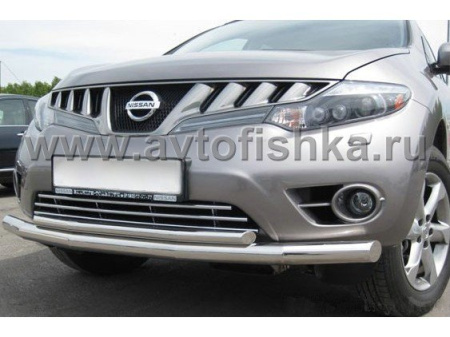 Nissan Murano (09-) защита переднего бампера, труба 70 мм