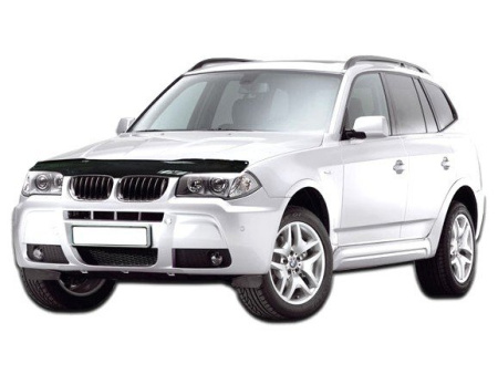 Дефлектор капота темный BMW X3 2011-