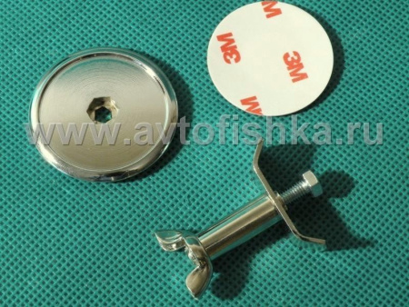 Mercedes W220, W124, W210, W211, W202, W203, W208 заглушка на капот вместо штатной звезды, с логотипом BRABUS, 45 мм.