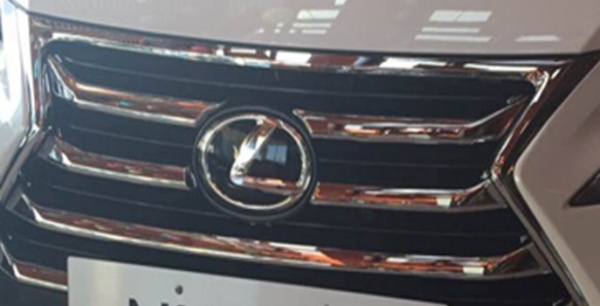 Lexus NX (14–) Декоративные накладки на решётку радиатора, 7 частей, Abs хром