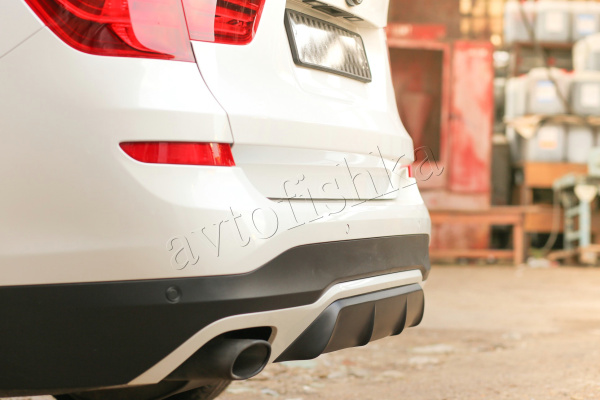 BMW X3 F25 Диффузор (накладка на задний бампер)