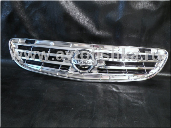 Nissan Maxima QX 3 (2000-2006) пластиковая решетка радиатора полностью хромированная