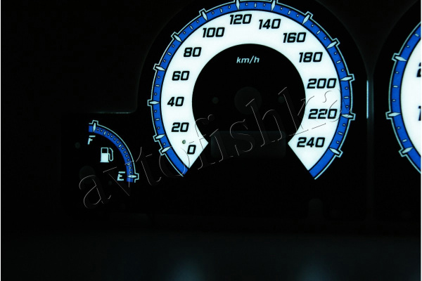 Subaru Forester 1997-2002 светодиодные шкалы (циферблаты) на панель приборов