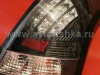 Suzuki Swift (04-) фонари задние светодиодные черно-хромированные, комплект 2 шт.