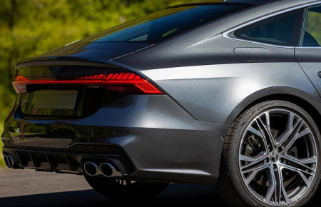 Диффузор S7 ABT с насадками из нержавейки для Audi A7
