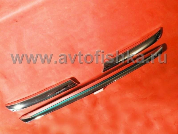 Toyota Corolla (06-10) накладки на решетку радиатора хромированные, ламели 3 шт.