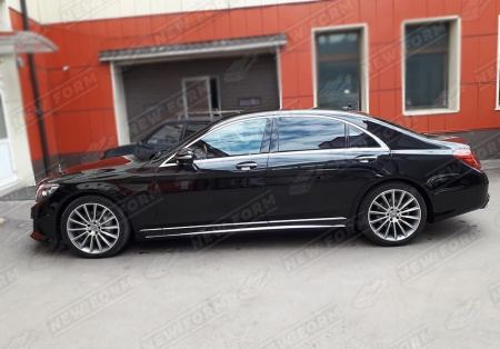 Mercedes-Benz S-Klasse W222 2013 - 2017 Пороги AMG