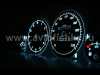 Audi 80, 90 B3, B4 светящиеся шкалы приборов - накладки на циферблаты панели приборов, дизайн № 1
