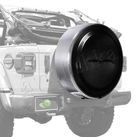 Jeep Wrangler JL (17-н.в.) контейнер (бокс) запасного колеса, под камеру заднего вида