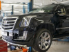 Cadillac Escalade (14–) Защита переднего бампера одинарная d 76 мм, нерж.