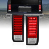 Hummer H2 (02-08) фонари задние светодиодные красно-хромированные, комплект 2 шт.