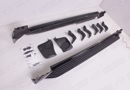 Toyota Land Cruiser LC 300 2021 - н.в. Пороги с подсветкой черные