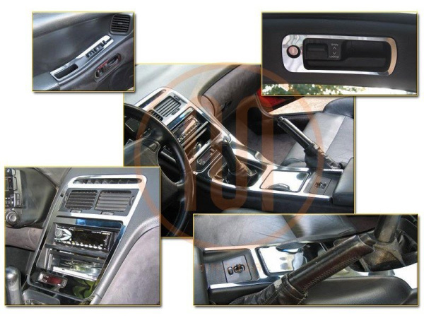 Chrysler PT Cruiser (01-05) декоративные накладки салона хромированные, комплект 31 предмет.