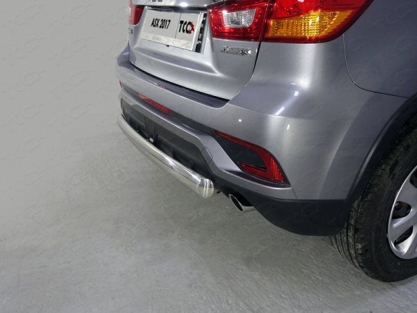 Mitsubishi ASX (16–) Защита задняя (овальная) 75х42 мм