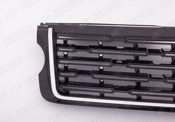 Land Rover Range Rover 4 поколение 2012 - 2017 Решетка радиатора дизайн 2023 года черная с серебром