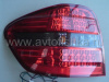 Mercedes ML W164 (05-) задние светодиодные фонари красно-тонированные, комплект 2 шт.