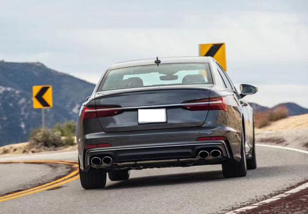 Диффузор S6 с насадками для Audi A6 S-line 2019+