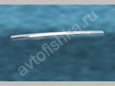 Ford Tourneo Connect, Transit Connect (2002-) накладка на задний бампер из нержавеющей стали, 1 шт.